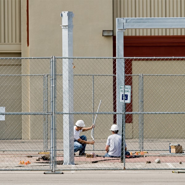 how long can i rent the temporary fence for my construction site or event in North Miami